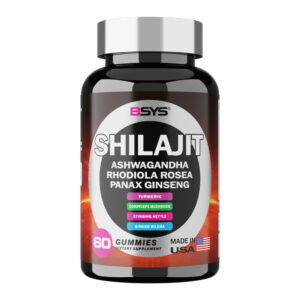 hand holding shilajit gummy supplement for energy and vitality