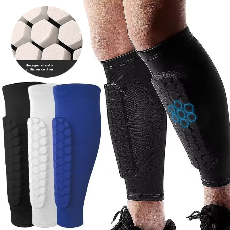 94c4aa81 3d78 4a37 8cd2 335516bb983e trans 1.jpeg HexGuard calf compression sleeve with honeycomb EVA shin pad