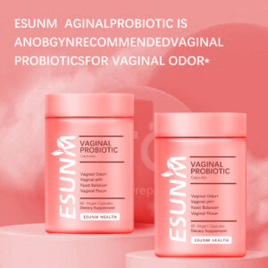 Women’s vaginal probiotic capsules bottle